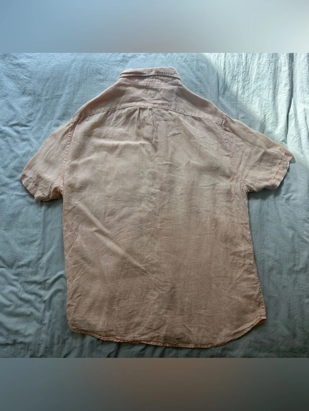 Jcrew baird mcnutt large linen slim shirt men’s
